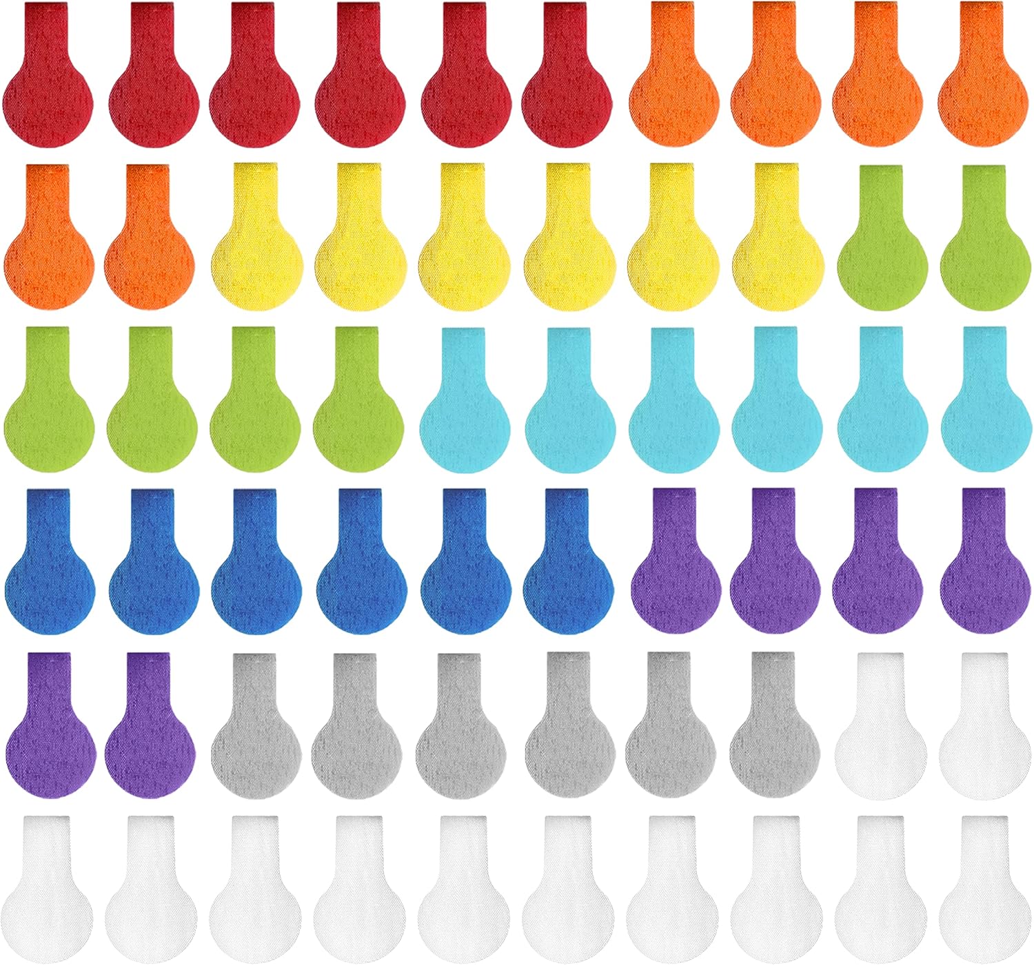 Wrap-It Storage – Mini Multi-Color Cable Labels (60 Pack) – Colorful Charger & Wire Labeler