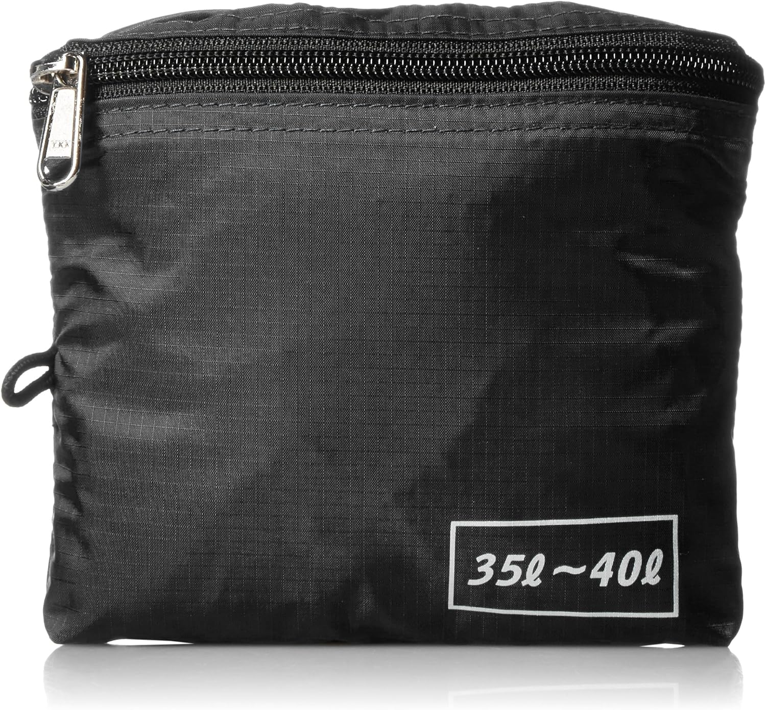 Solo Tourist Backpack Cover, Rain Cover, Teflon Coating, Eye-catching Tape, Compact Storage, Easy to Put On Elastic Band, Black