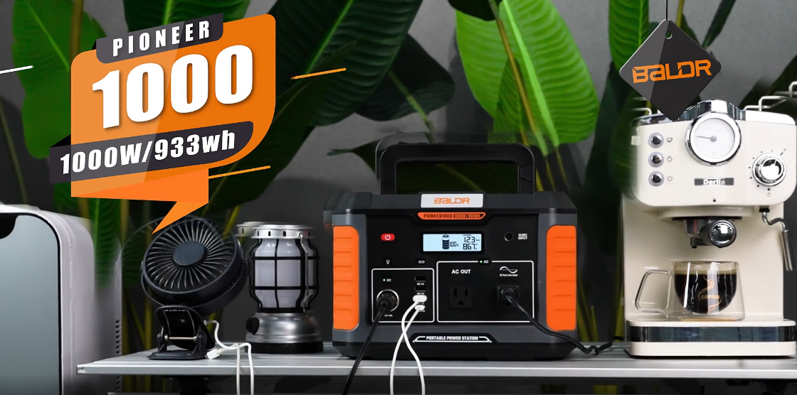 Amazon.co.jp: BALDR ポータブル電源 大容量 1000W 家庭アウトドア