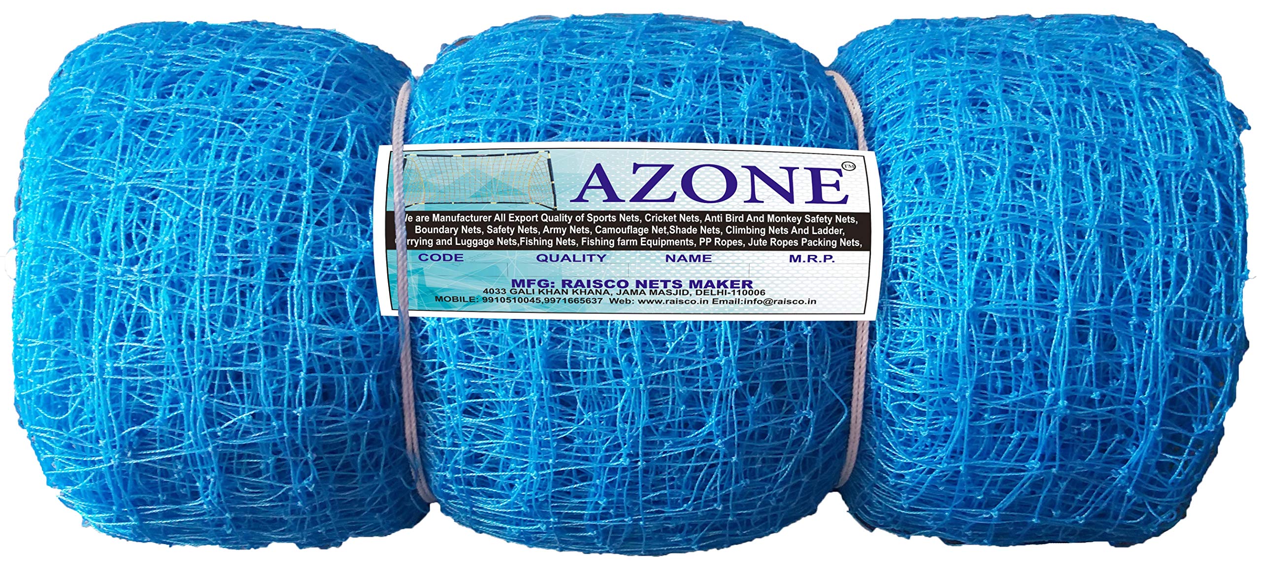Azone Nylon UV Stabilized 50x12x15 Feet Nylon Readymade with Roof Cover Cricket Net (2310 Sqr Ft) (Blue) (B07BTWC25P) Amazon Price History, Amazon Price Tracker