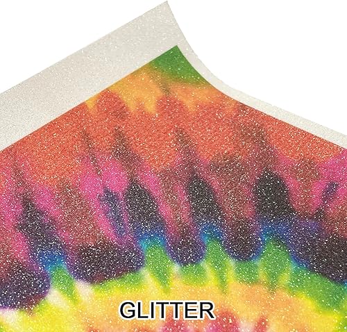 Miniatura 4 de Vinilo de transferencia de calor con estampado de Halloween con purpurina (Buffalo Plaid Orange, 12 pulgadas x 3 yardas), vinilo para planchar,