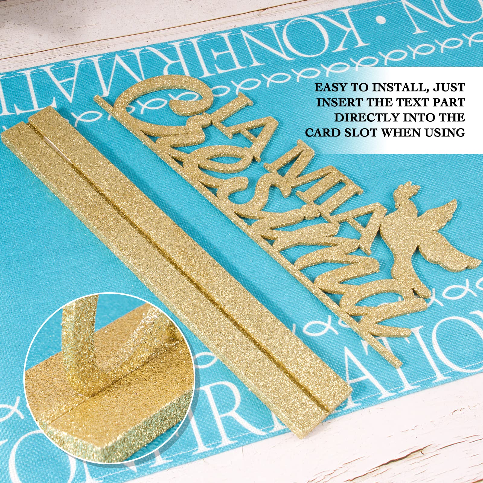 Decorazione Cresima E Comunione - Centrotavola Con Coriandoli E Scettro - Foto 5