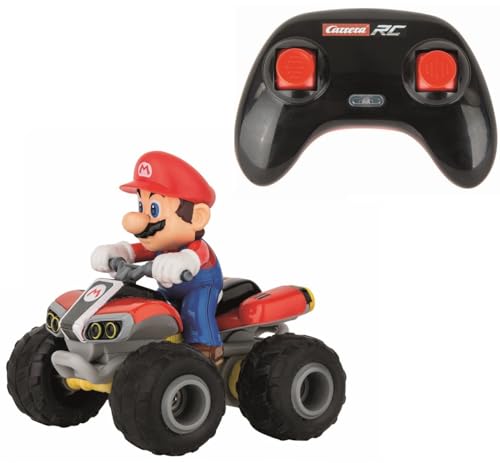 La mejor comparación de Coches Mario de esta semana. 32 Carrera RC Nintendo Mario Kart Quad Escala 1:40 2.4 GHz Mini Radio Coleccionable Control Remoto Juguete vehículo Coche - Mario