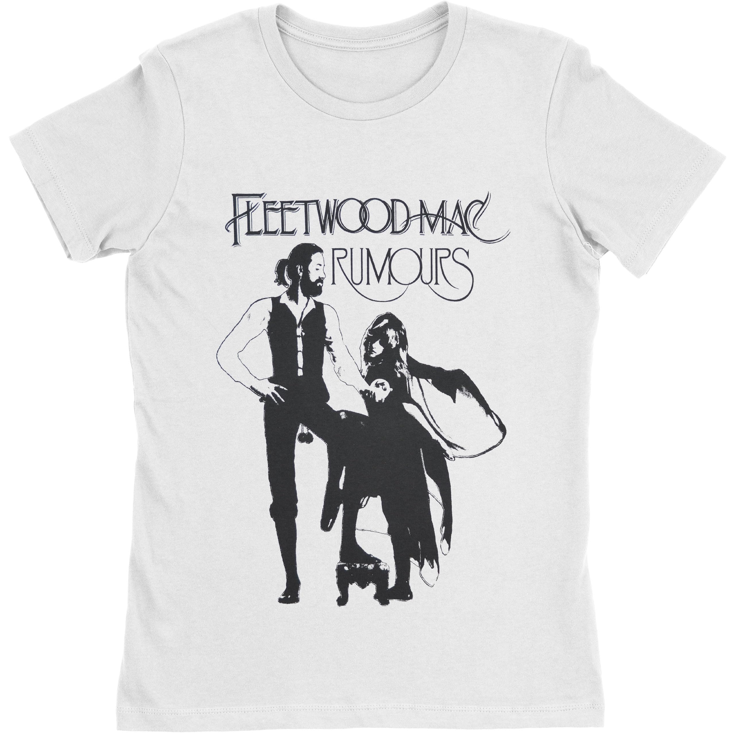 Fleetwood Mac Ladies Tee: Rumours - Large - White