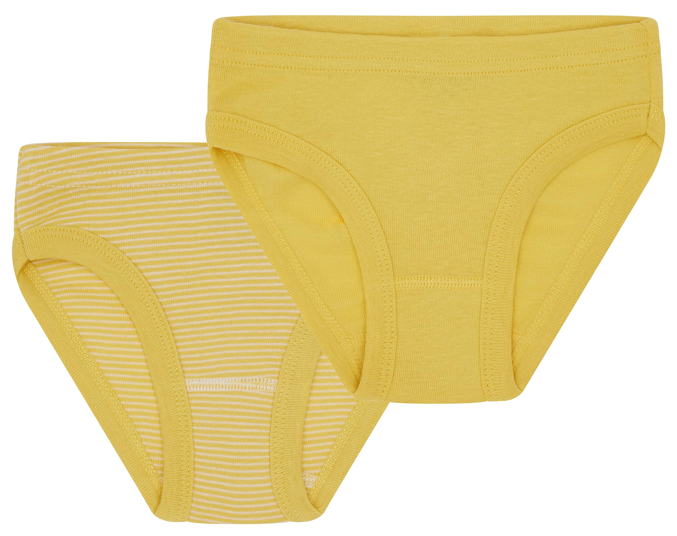 loud + proud Mädchen Doppelpack, Feinripp aus Bio Baumwolle und GOTS Zertifiziert Slip