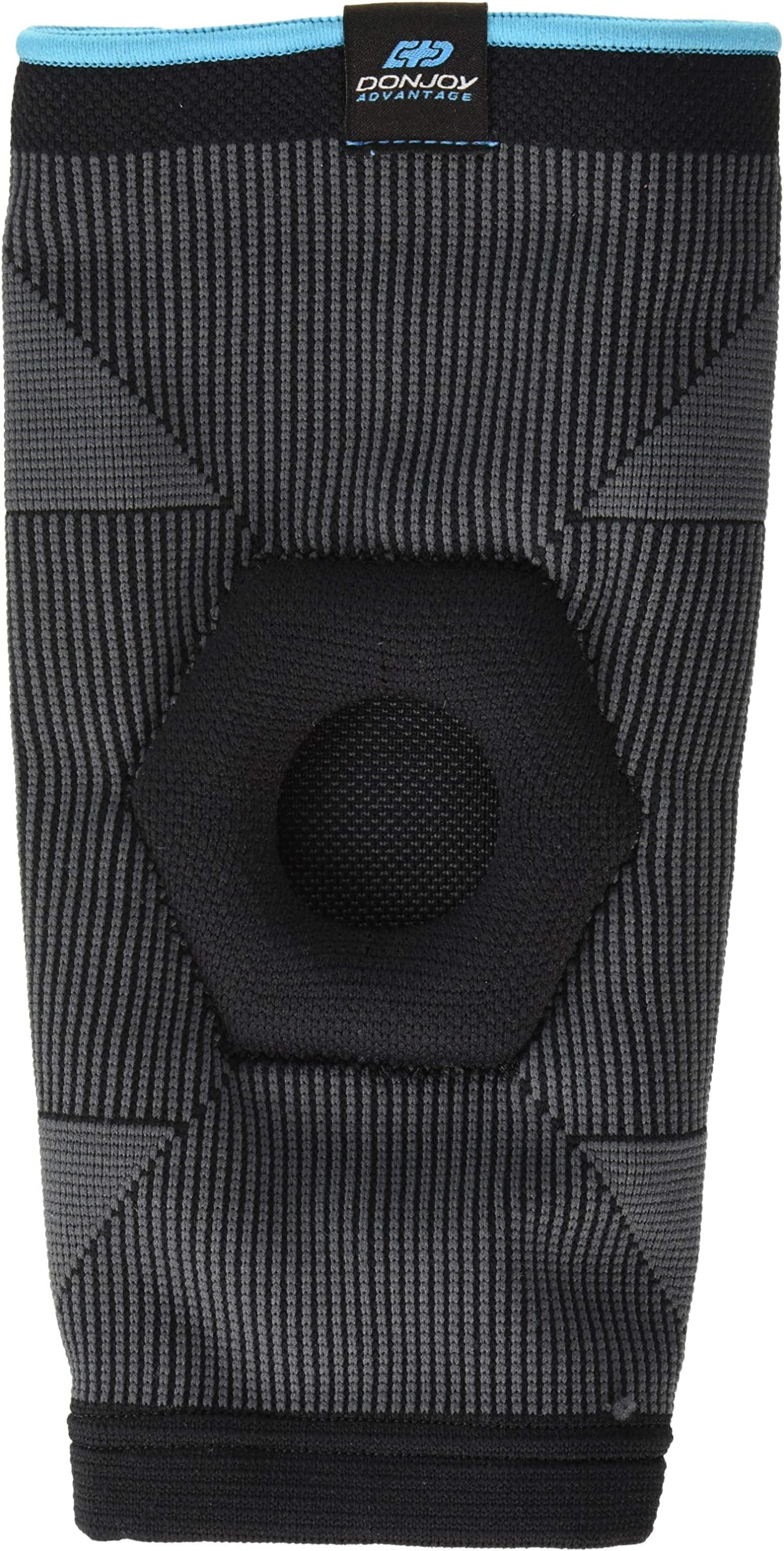 DJODonJoy Advantage DA161KS02-BLK-L Deluxe Elastic Knee for Sprains, Strains, Swelling, Soreness, Arthritis, Knee Cap Support, Black, Large fits 15", 17"