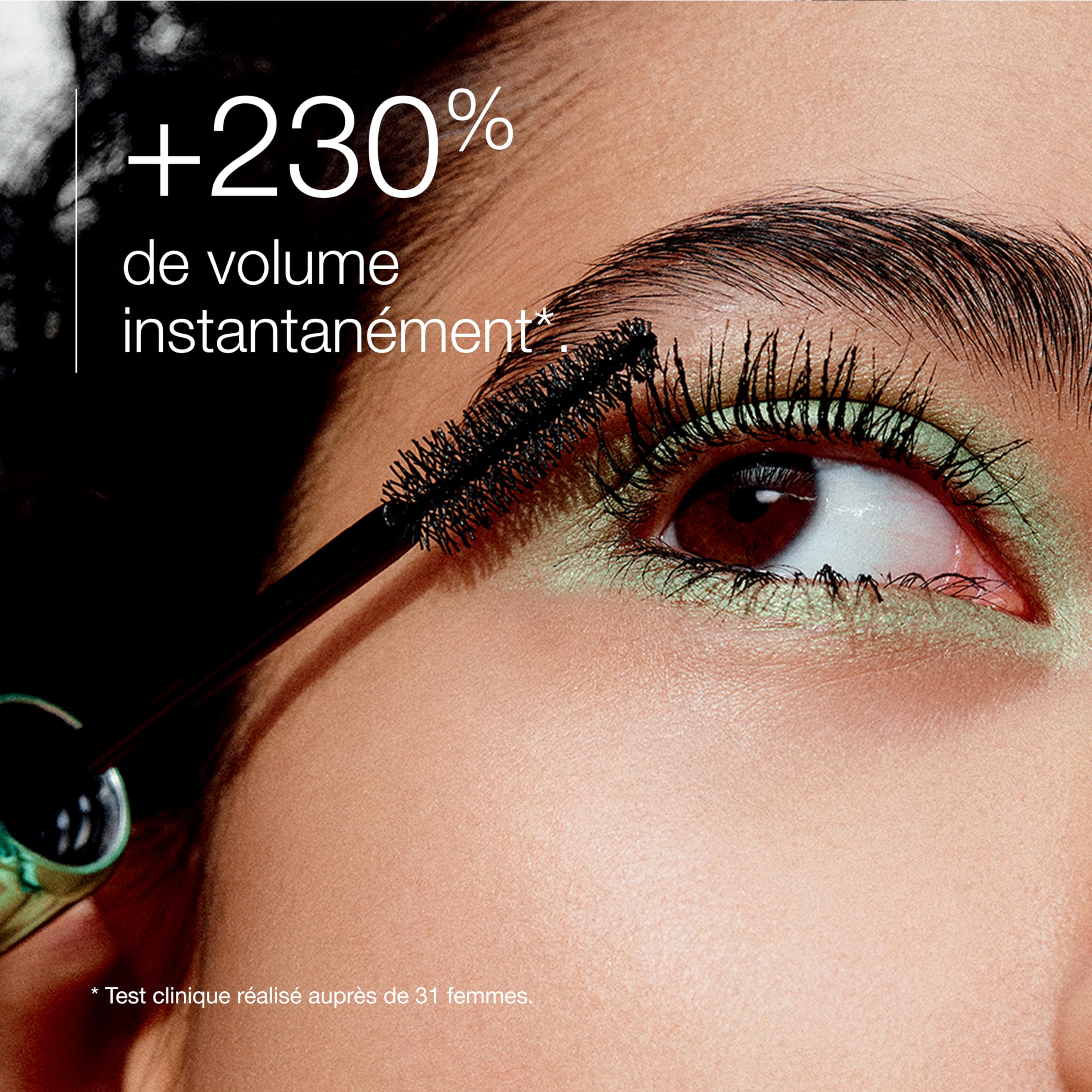 Clinique High Impact High-Fi Mascara Volume Total | Volumateur, Anti-Paquets, Anti-Bavures | Convient aux Yeux Sensibles, 10 ml