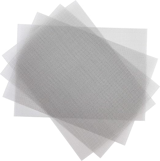 4 Pack 304 Stainless Steel Woven Wire Mesh Screen, Air Vent Mesh, 11.