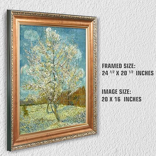 Miniatura 921 de A&T ARTWORK The Starry Night de Vincent Van Gogh. Tamaño del marco: 36 x 30 pulgadas, tamaño de la imagen: 30 x 24 pulgadas, reproducciones clásicas