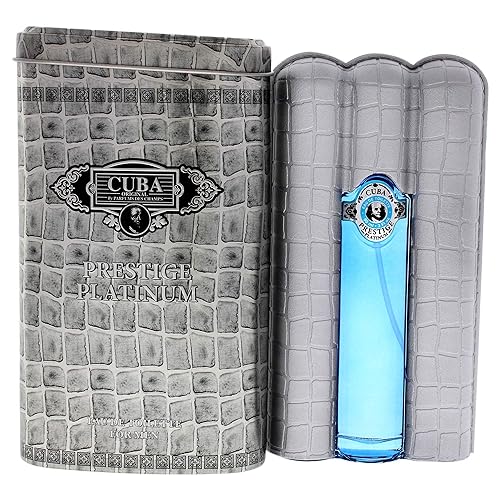 Cuba Prestige Platinum por Cuba 3oz Eau de Toilette Spray para hombres