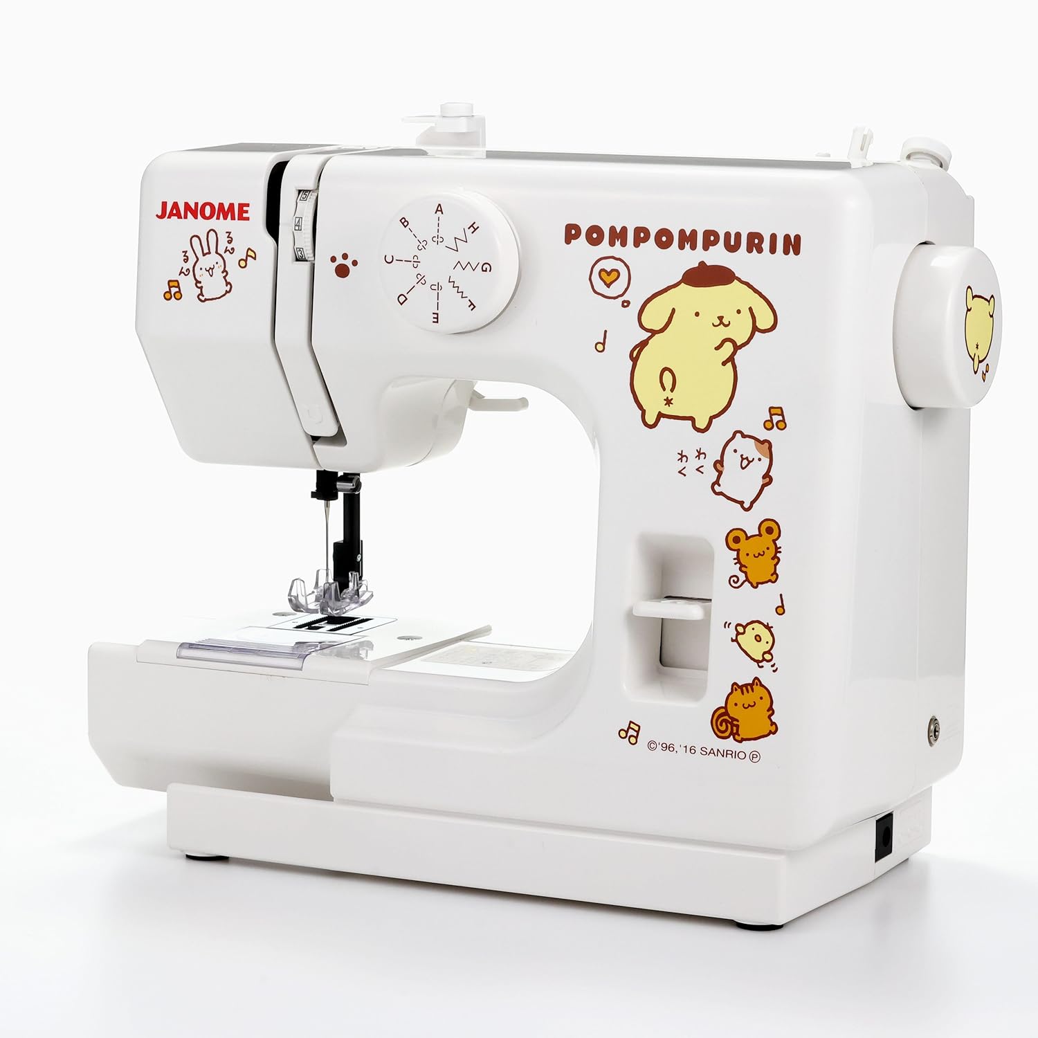 人気ショップ ジャノメ JANOME サンリオ ポムポムプリン 電動ミシン PN