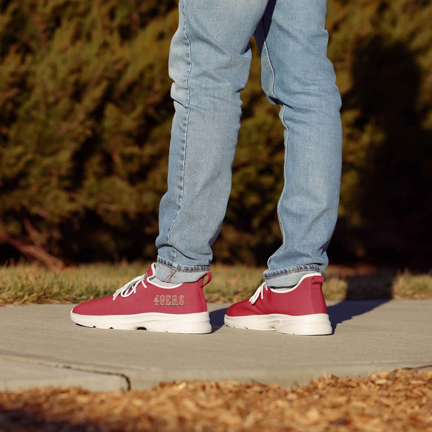 FOCO Mens NFL Team Logo Athletic Shoes Sneakers - Image 7