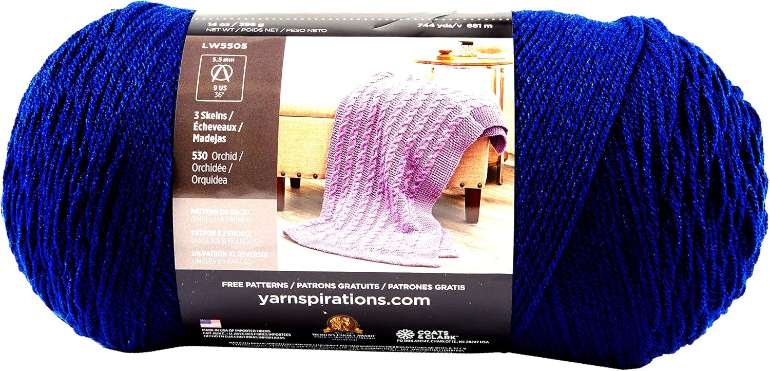 Red Heart Super Saver Jumbo Yarn Soft Navy