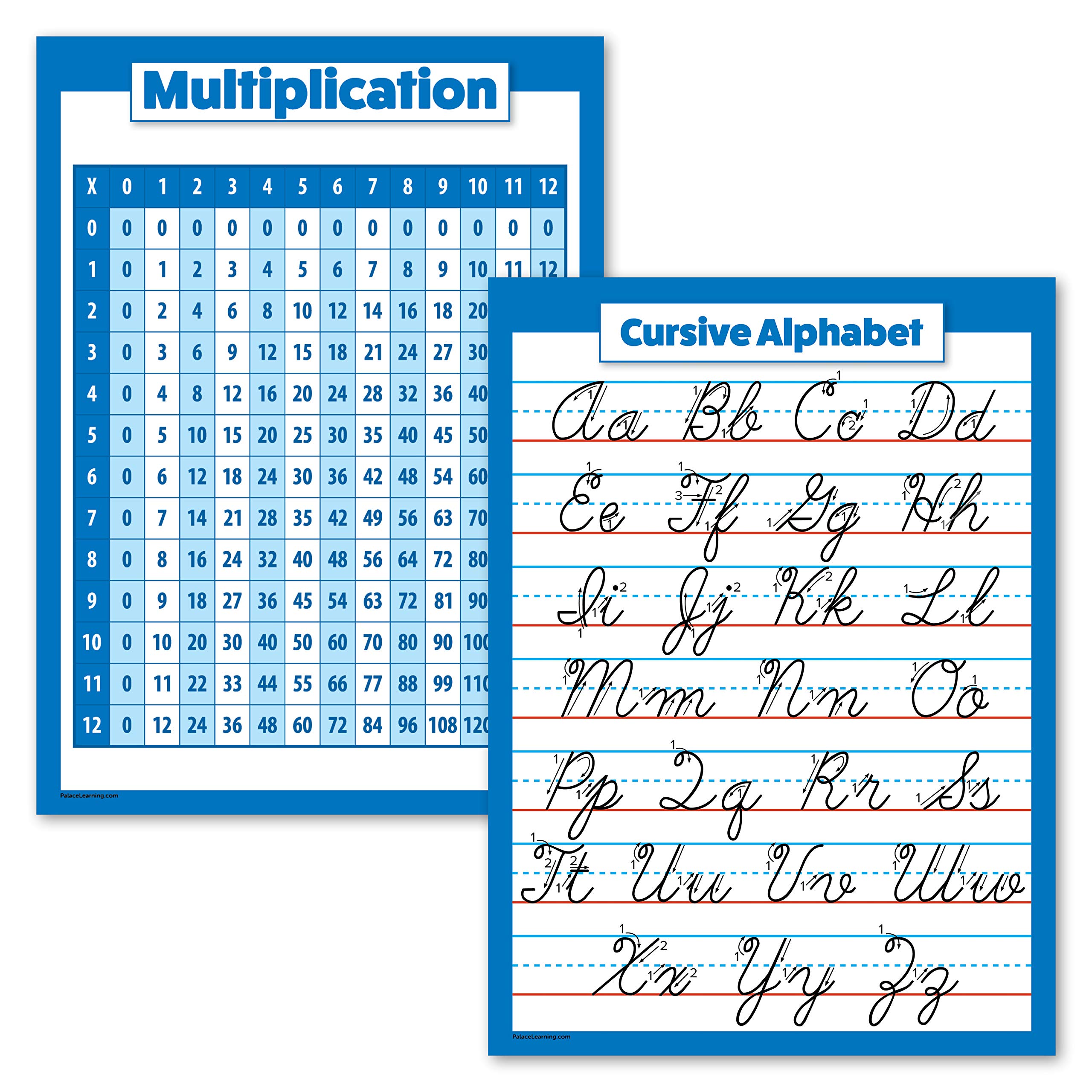 buy-2-pack-multiplication-table-cursive-abc-alphabet-chart