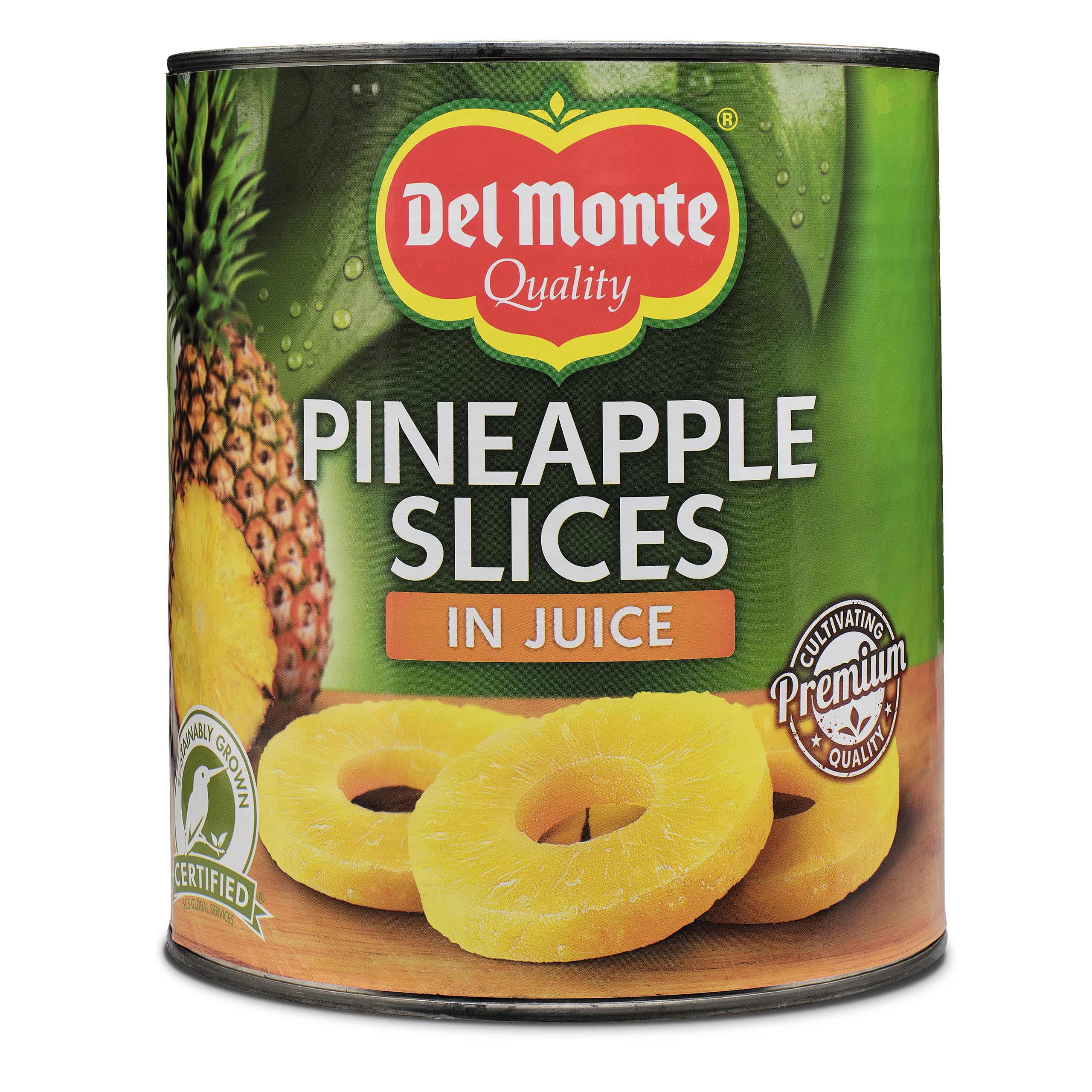 Del Monte Pineapple Slices in Juice, 3 kg