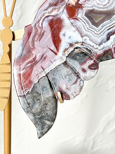 Miniatura 7 de Decoración para el hogar Cristales Alas de encaje loco natural alas de talla hechas a mano con cuarzo druso