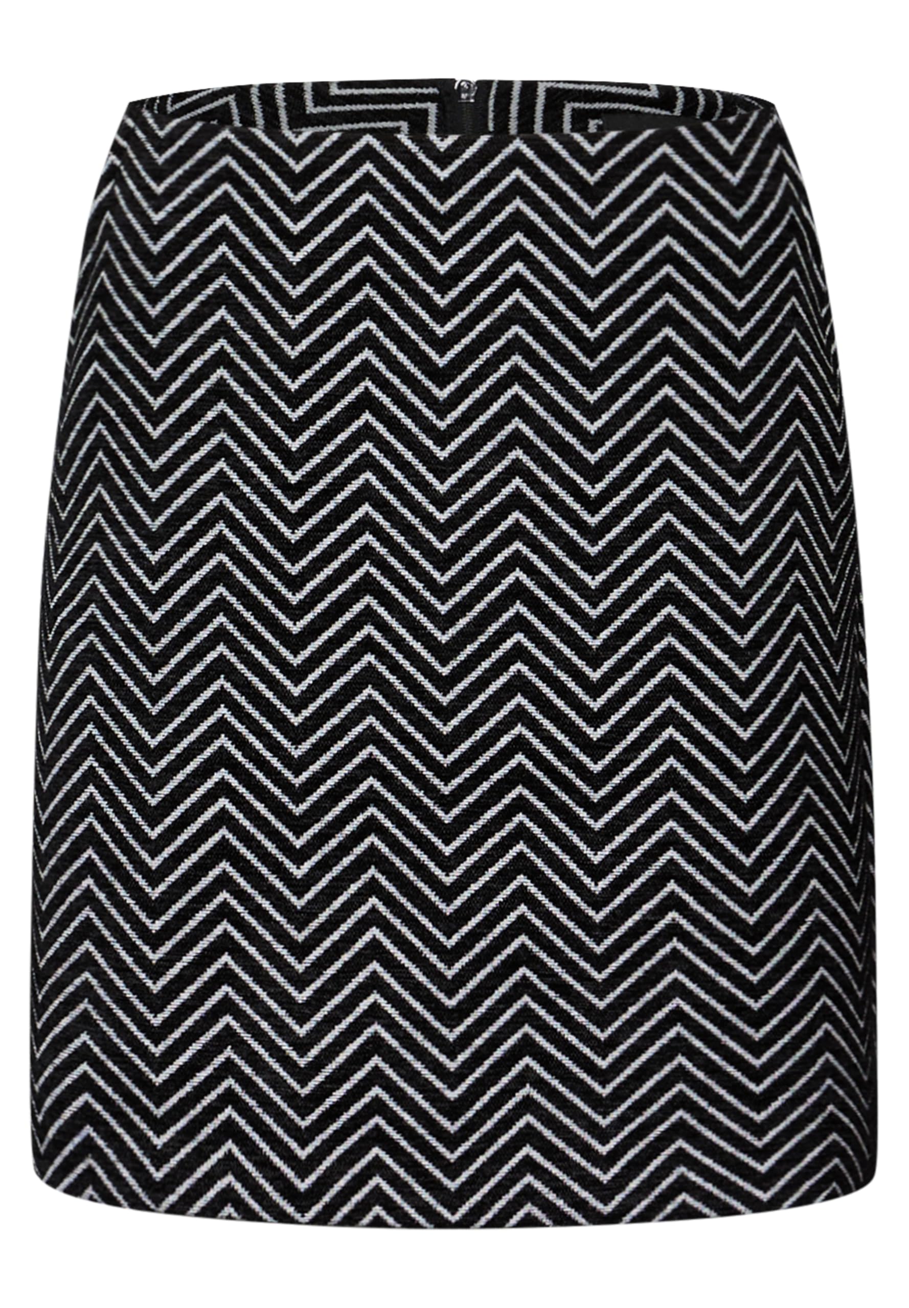 Damen Zick-Zack Jacquard Rock