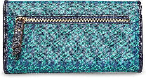 Miniatura 2 de Anne Klein AK Cube - Cartera con solapa con logotipo, Montaña Distante- TrébolMontaña Distante, Talla única