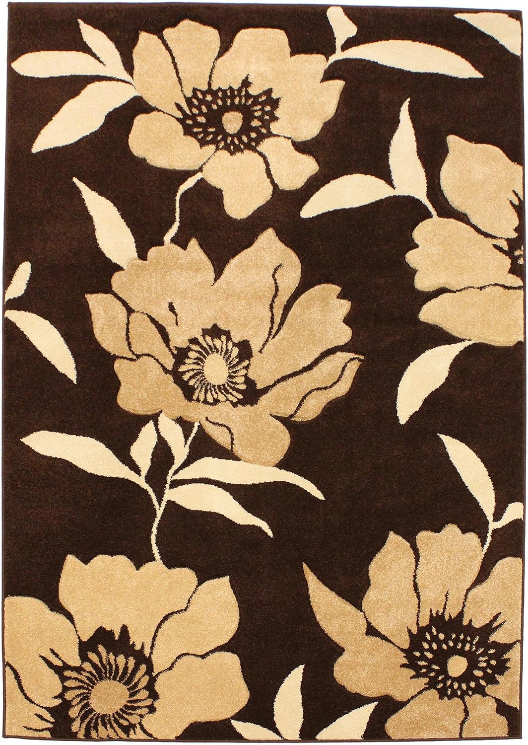 Amazon.com: benuta Modern Designer Rug Vogue Brown 60x120 cm ...