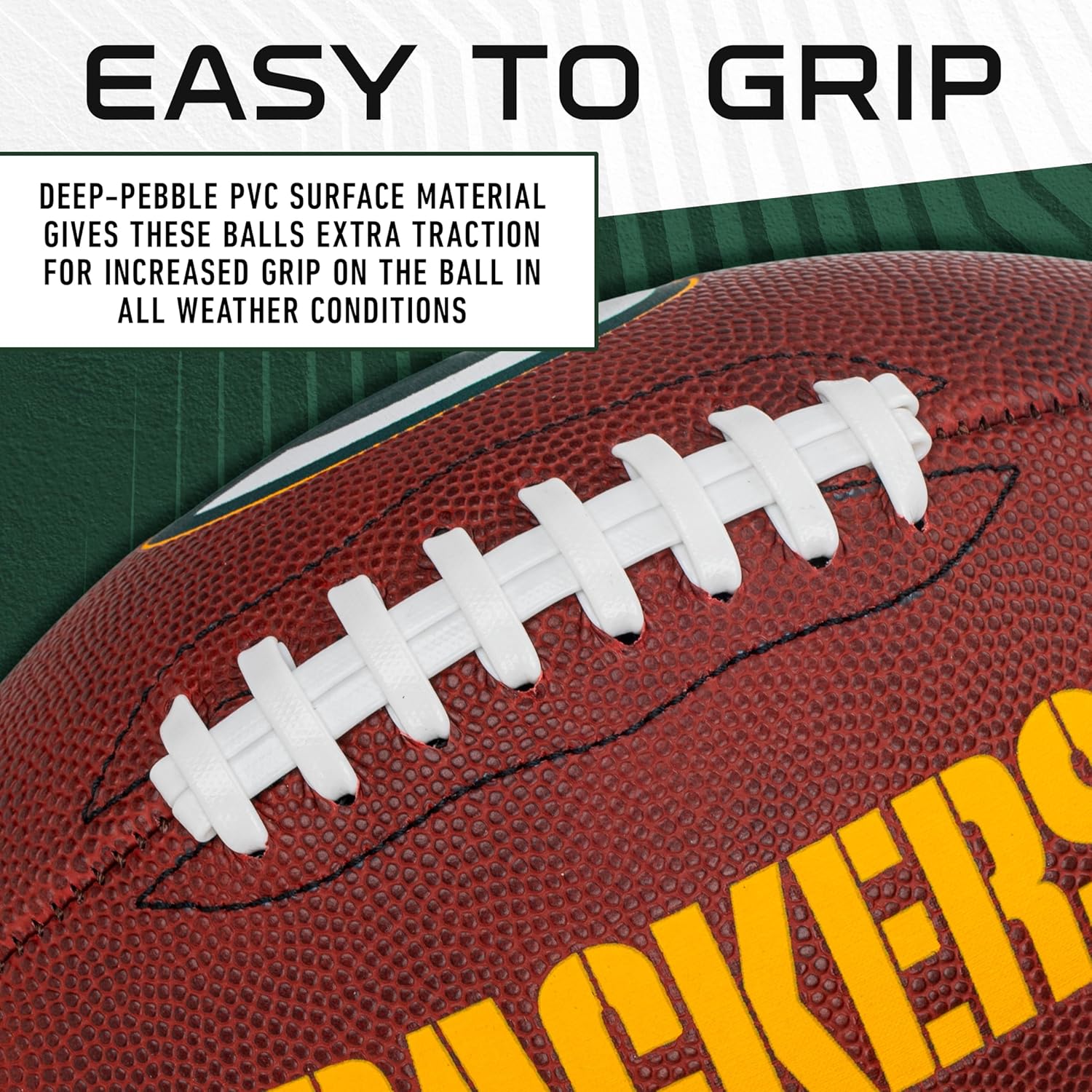 Franklin Sports NFL Football - Youth Junior Size Football for Kids - Official NFL Team Logo + Colors - Fan Shop Ball