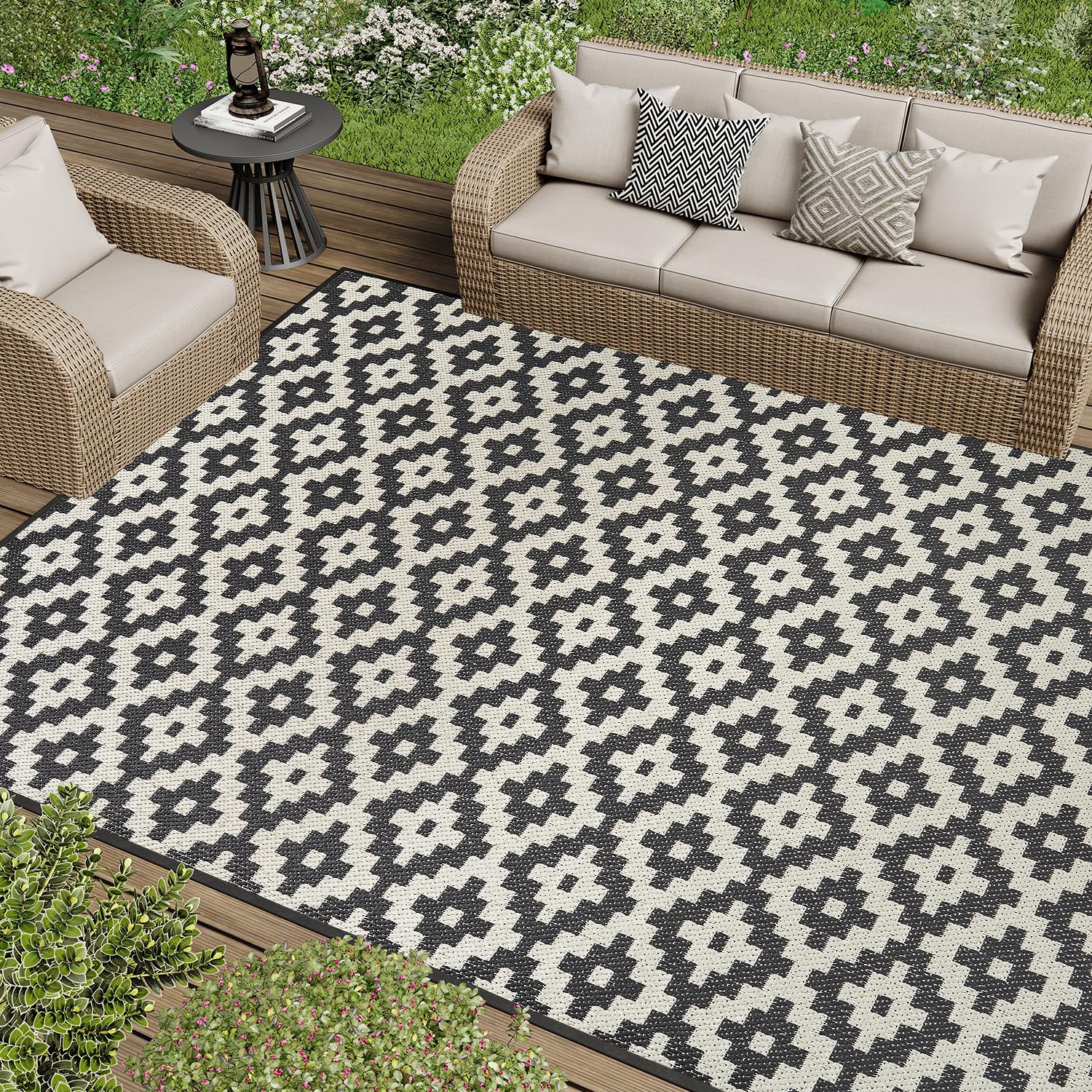 Polypropylene Outdoor Rugs Washable Outdoor Rugs For Patios & Porches