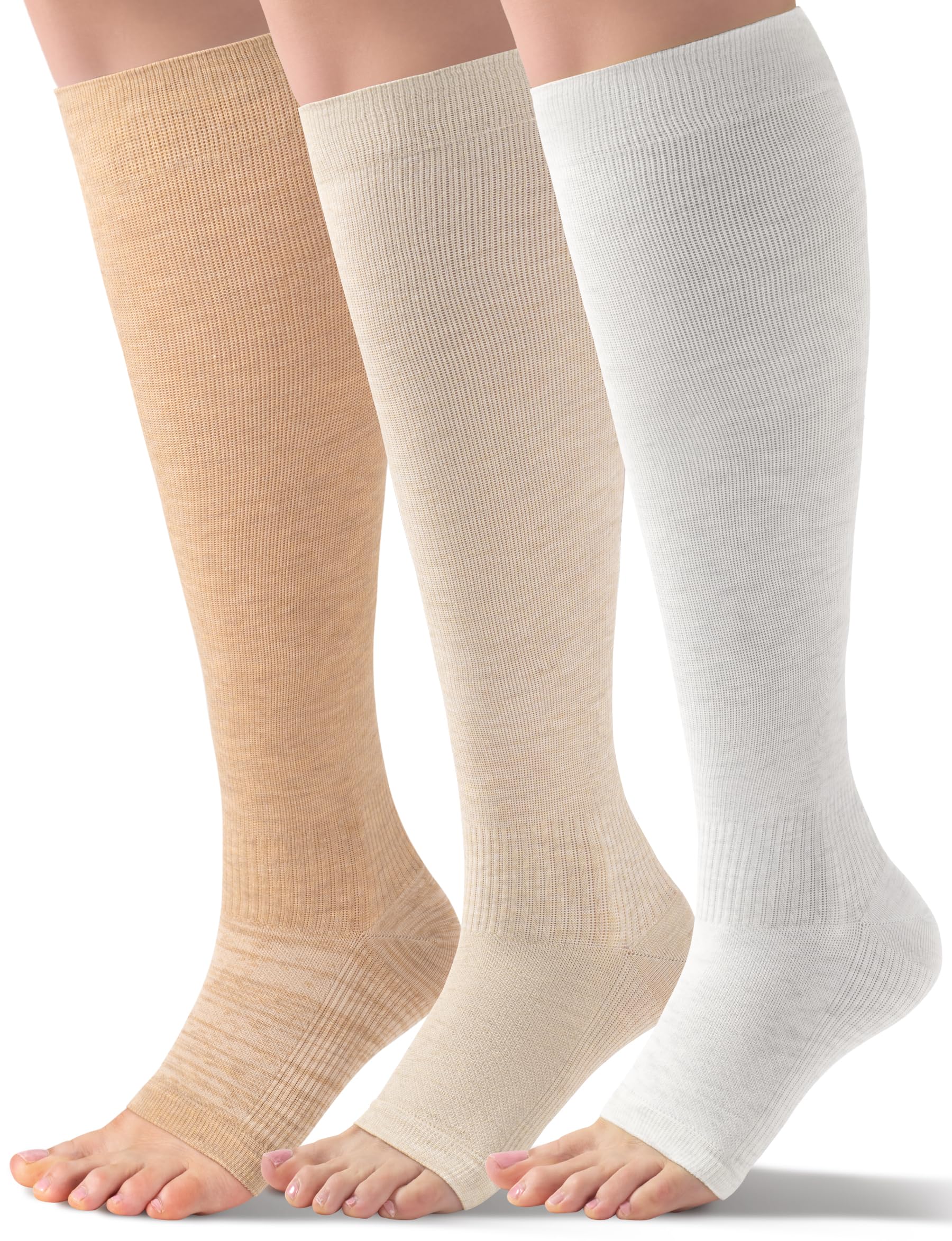 Bamboo Viscose Toeless Compression Socks