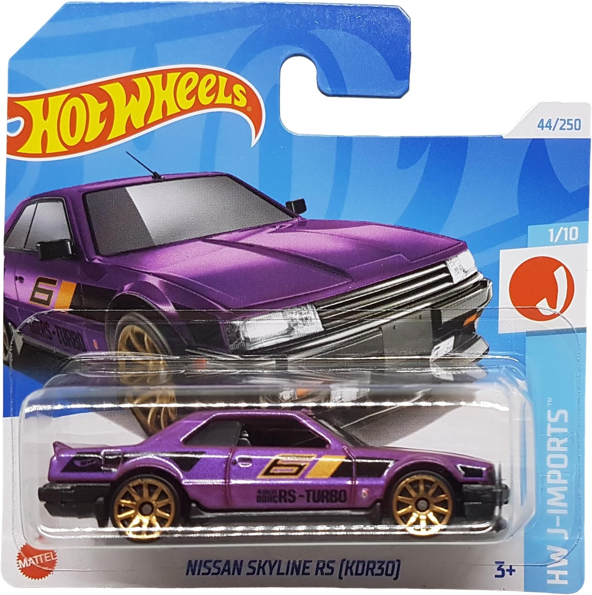Hot Wheels - Nissan Skyline RS [KDR30] - HW J-Imports 1/10 - HTC40 - Short Card - Purple Metallic - Mattel 2024
