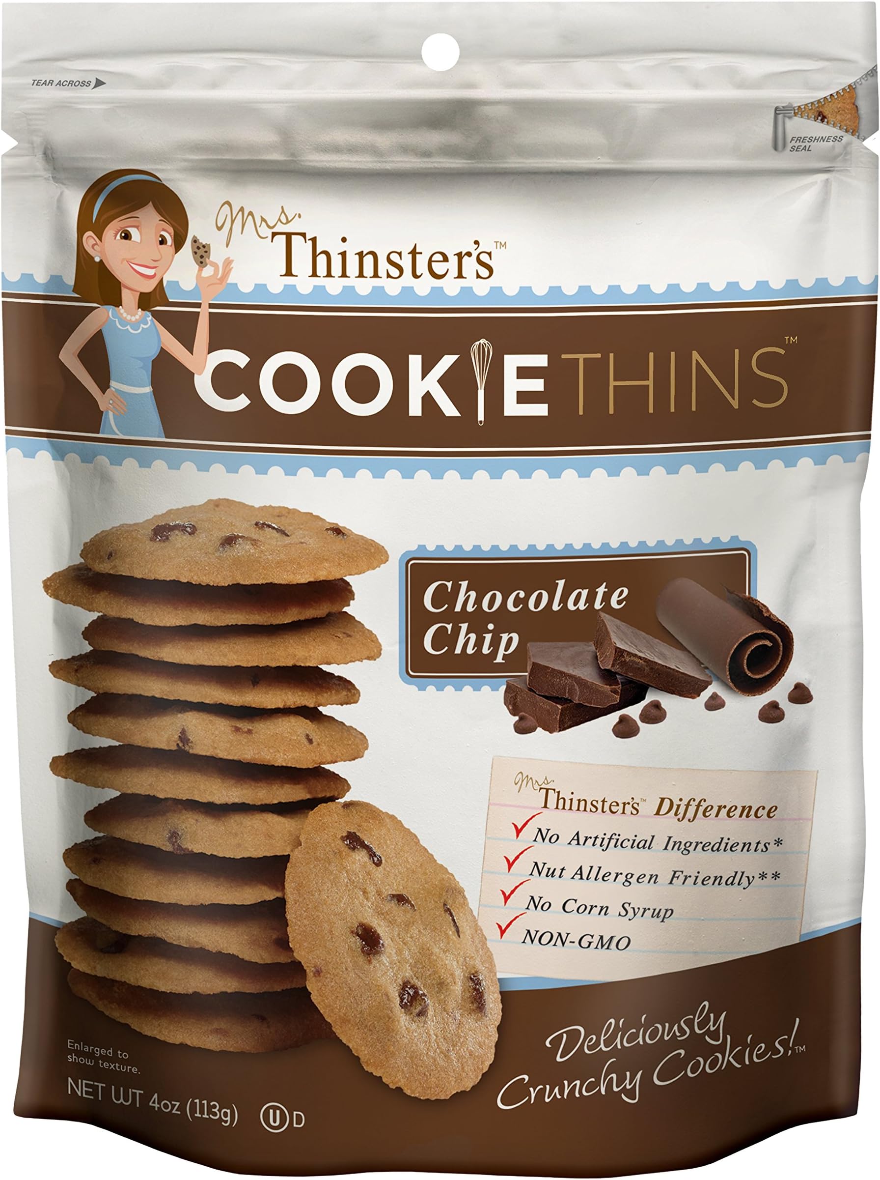 Mrs. Thinster's, Chocolate Chip, 16oz