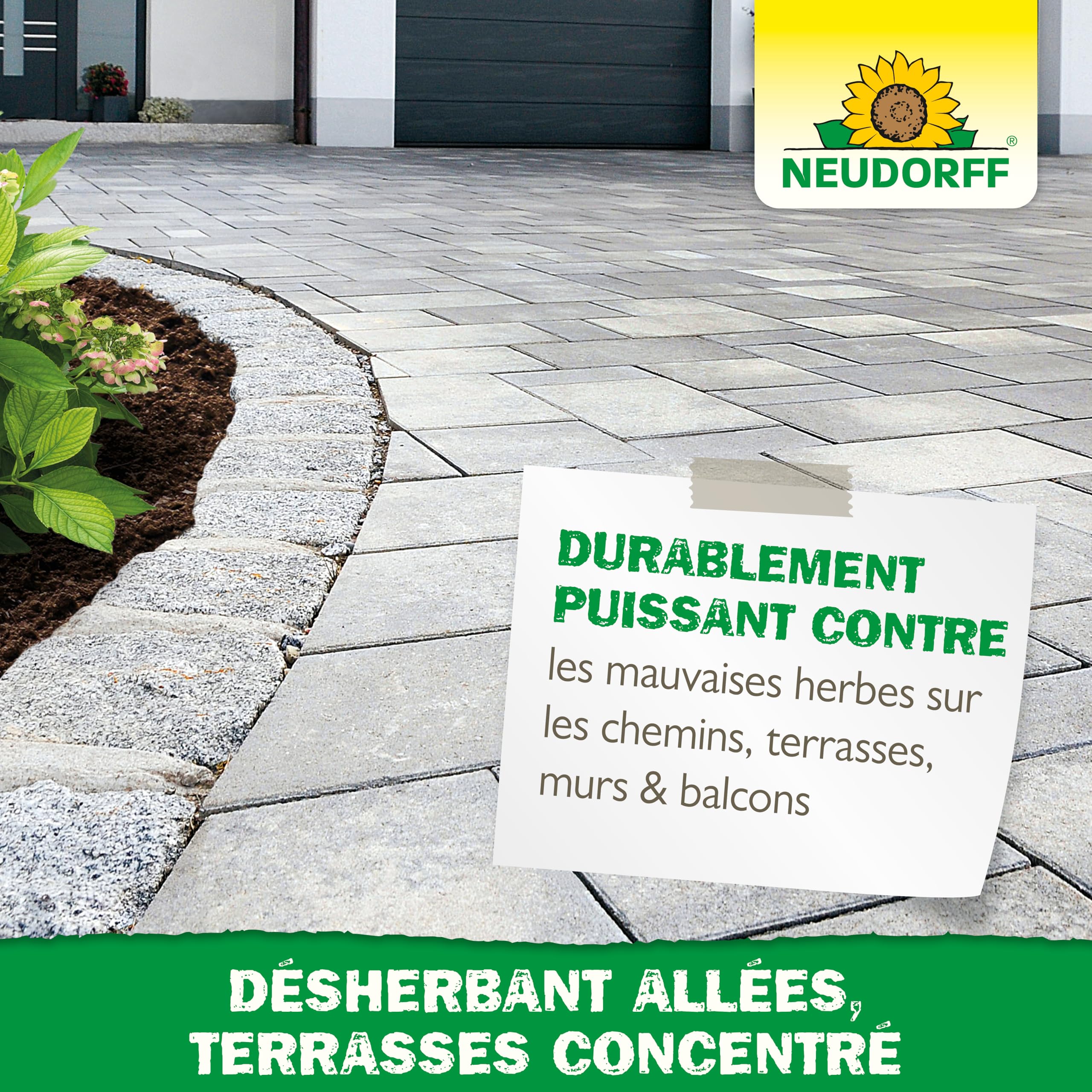 Neudorff Finalsan Désherbant Allées Terrasses 2,5 L sans glyphosate action rapide