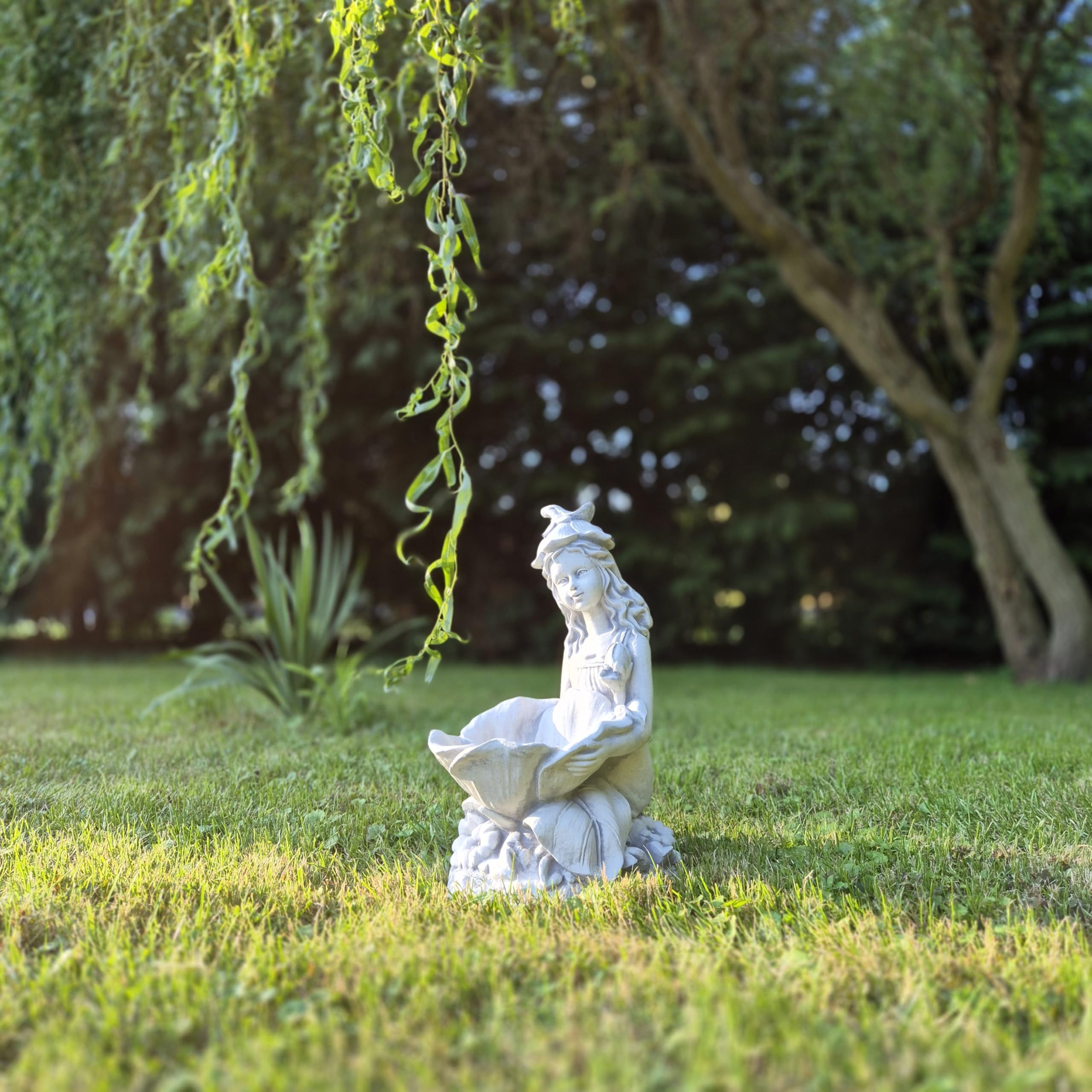 Decorazione Da Giardino A Energia Solare - Casa Delle Fate In Resina Con LED Impermeabile - Foto 3
