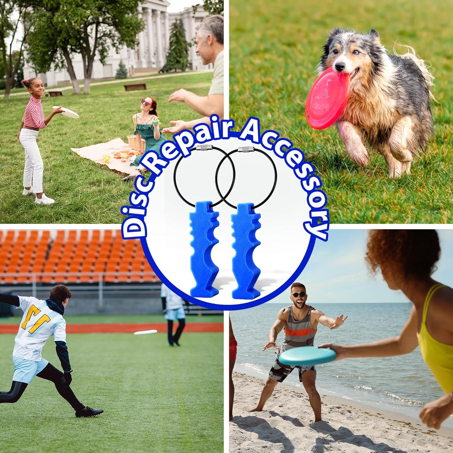 Repair Tool for Disc Golf, Flying Disc Maintenance Accessory for Training and Competition, Scratch Stains Fix Tool, Practical Gift for Golf Players Flying Sport Enthusiasts - Image 7