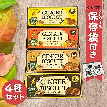 Amazon.co.jp: K-Bright ジンジャービスケット 85g (15枚入