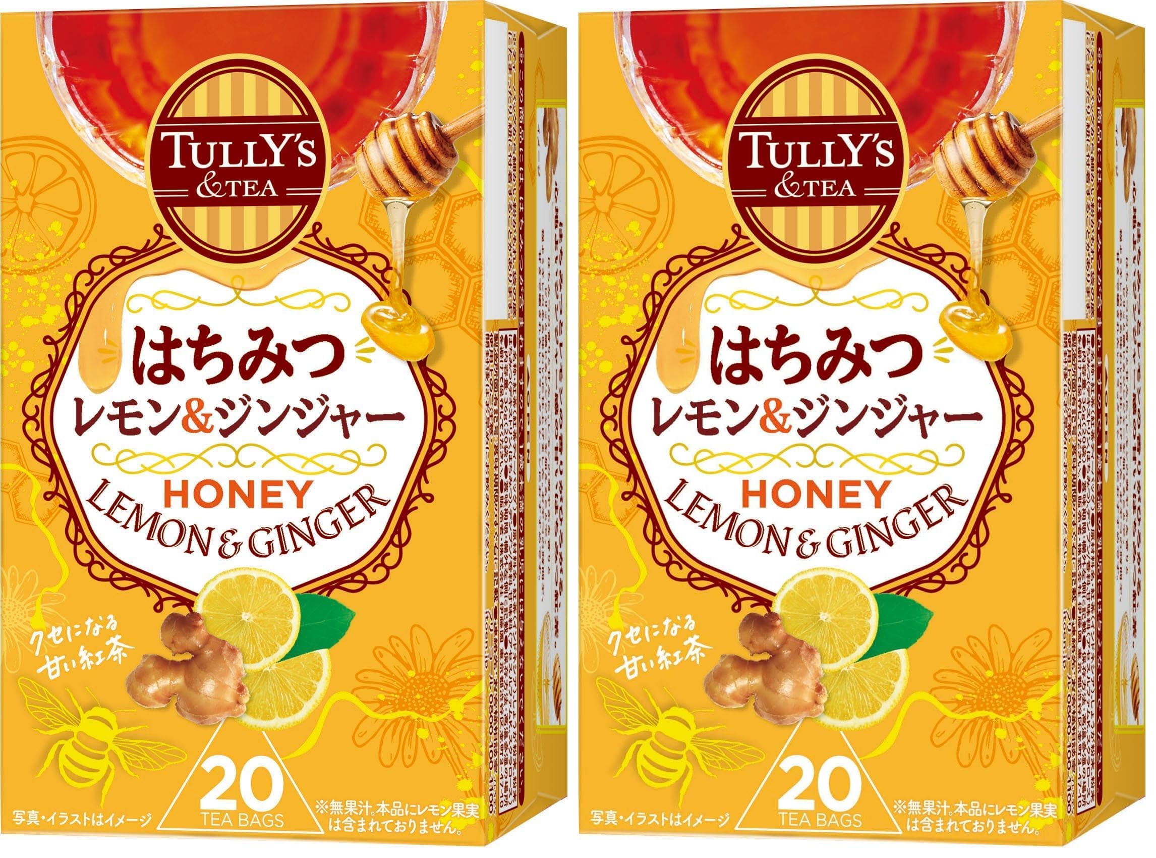 Amazon.co.jp: タリーズアンドティー はちみつレモン＆ジンジャー 1.8g