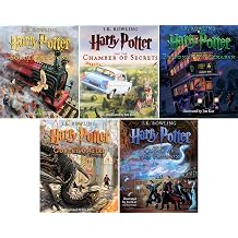 Harry Potter Illustrated Books 1-4