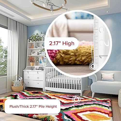 Miniatura 5 de nuLOOM Abbey Carnival - Alfombra de pasillo hecha a mano, 2 pies 6 pulgadas x 8 pies, multicolor