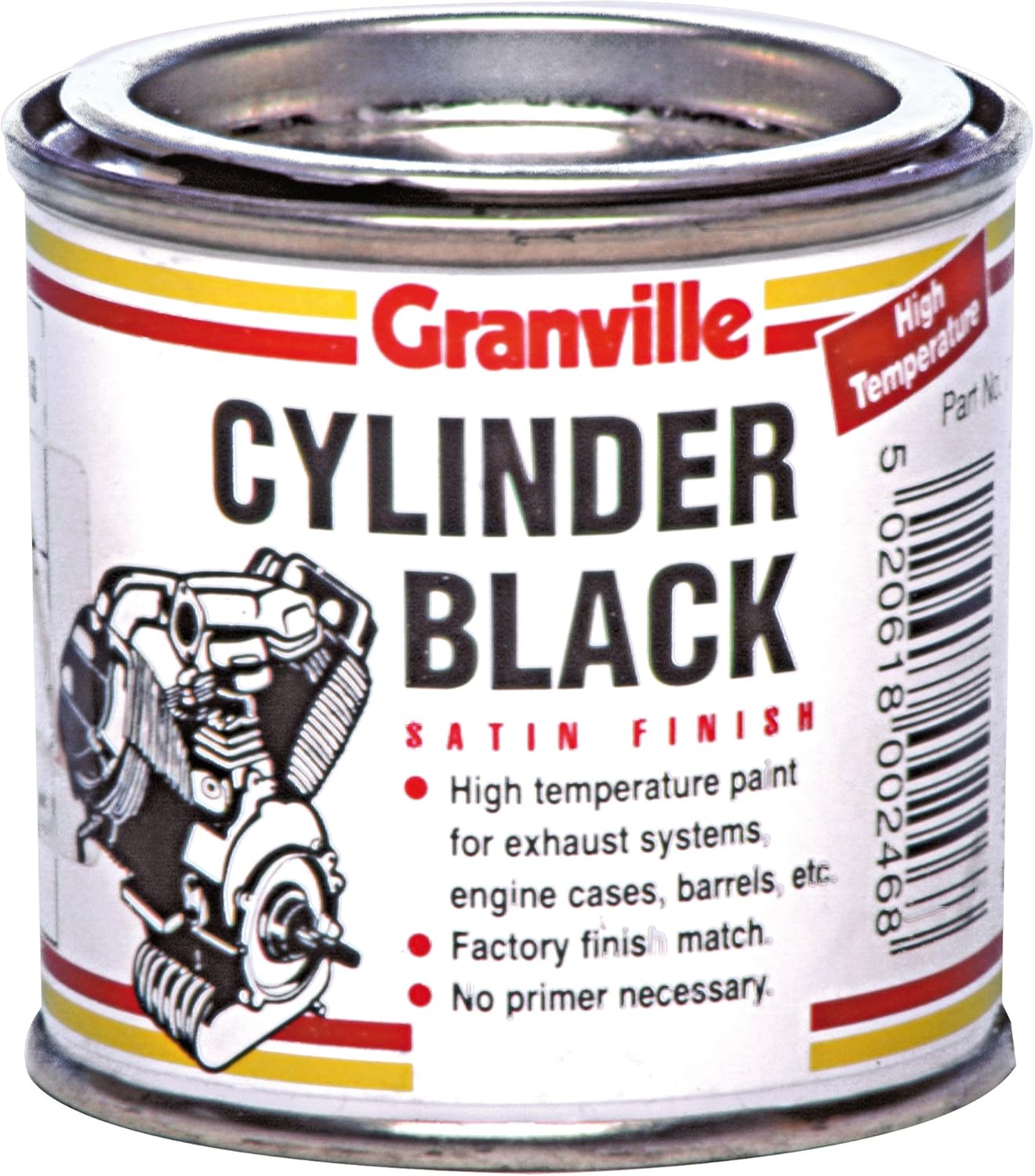 Granville 0060A 250ml Paint Cylinder Black Amazon.co.uk Automotive