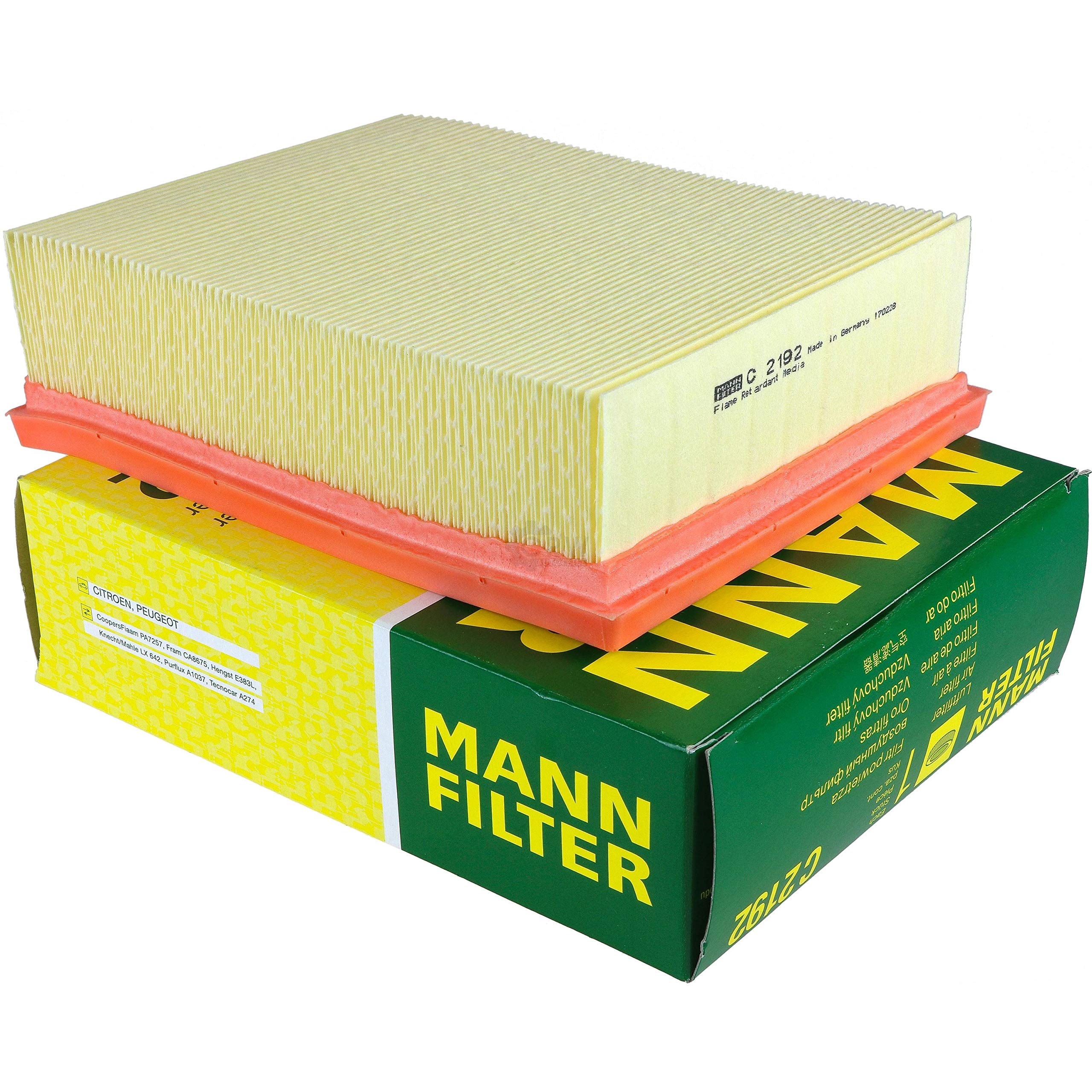 Paquete de inspección Kit de mantenimiento de filtros con filtro de aceite W 716/1, filtro de aire C 2192, filtro de combustible WK 6031, filtro de habitáculo FP 3448, tornillo de cierre