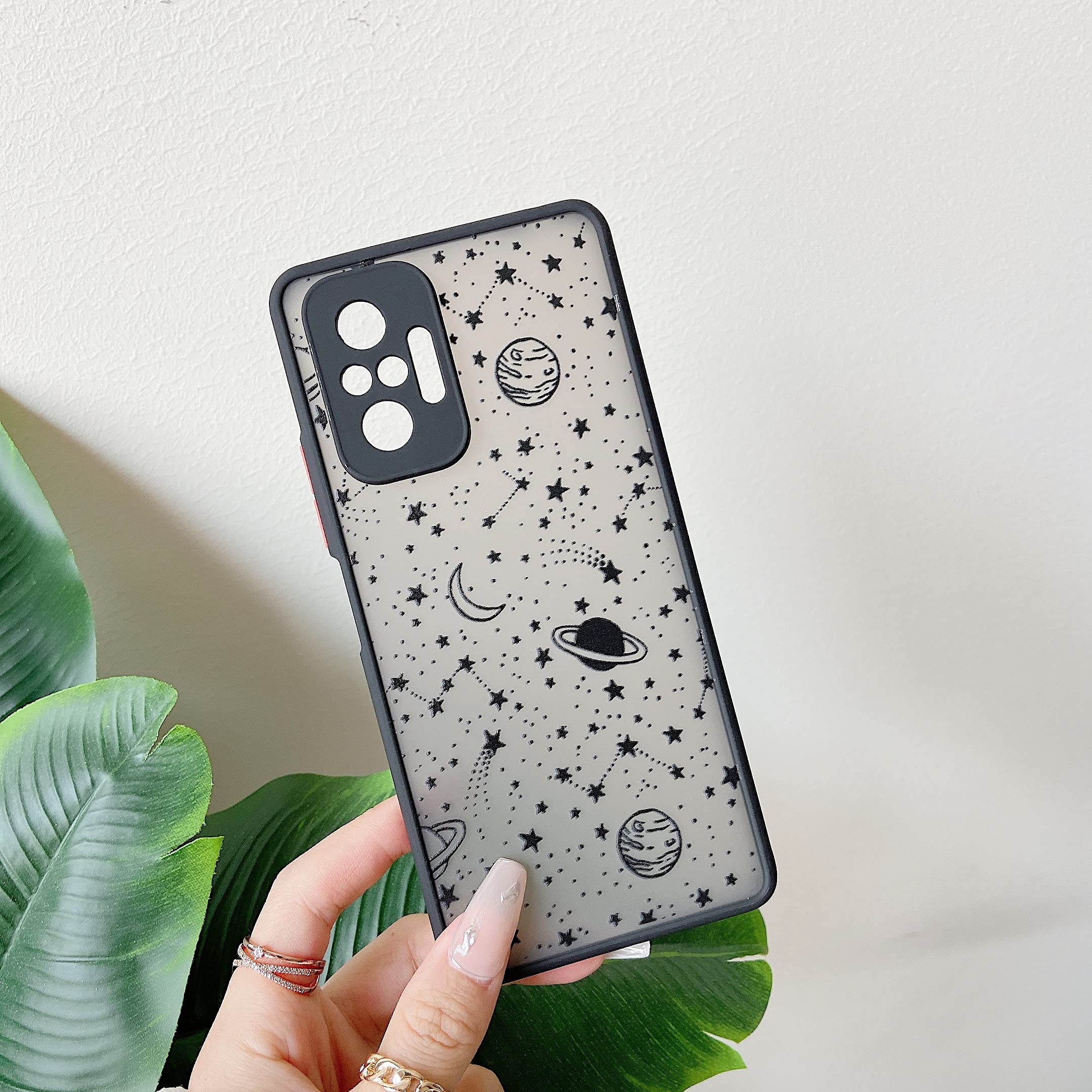 Cover Neinei Per Xiaomi Redmi Note 10 Pro – Custodia Pattern Cielo Stellato, Antiurto Silicone TPU E PC Dorso Rigido