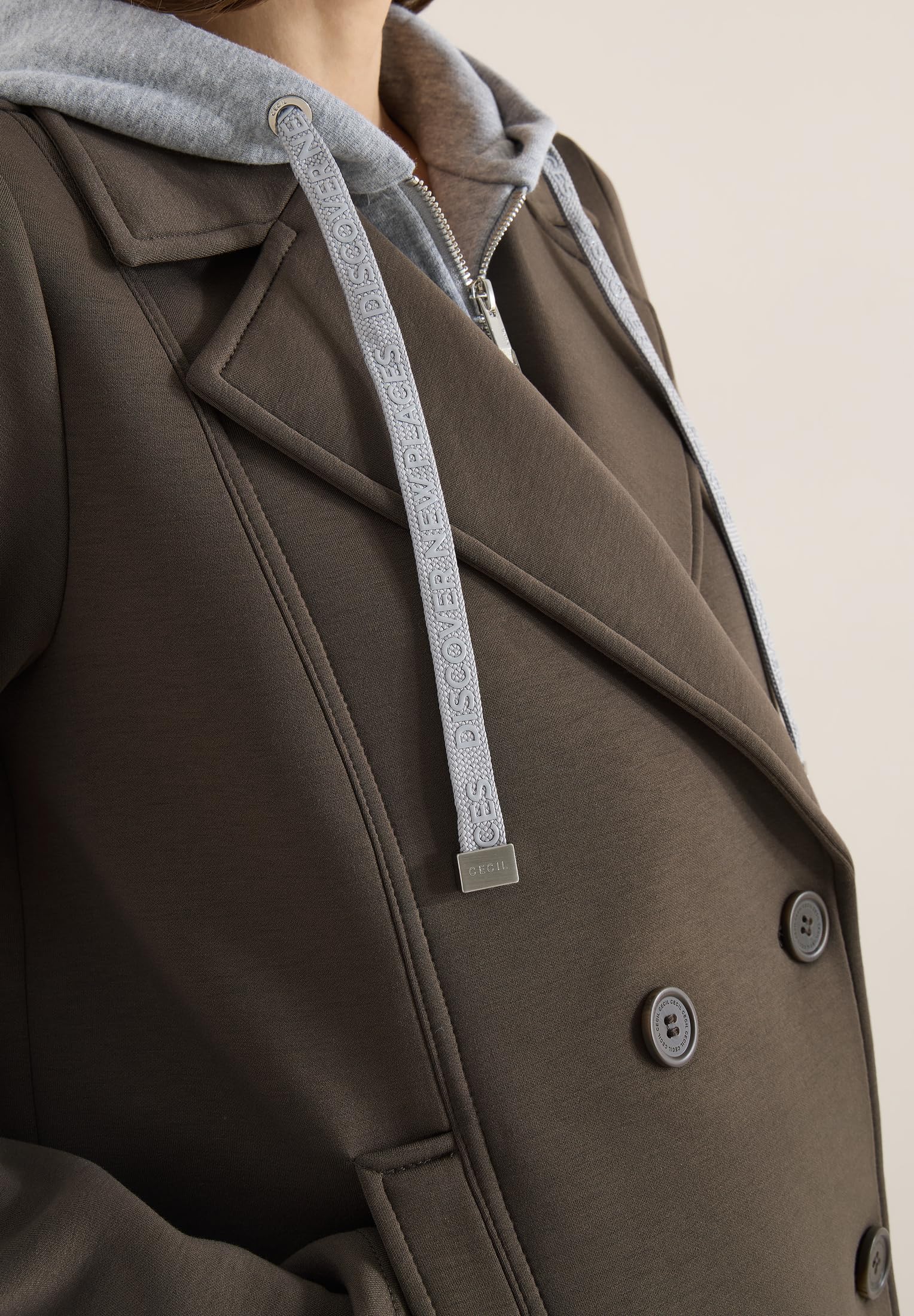 Cecil Damen Kurzer Trenchcoat