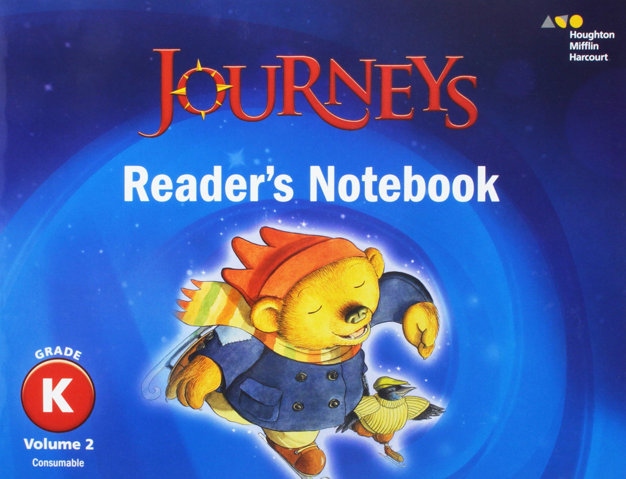 Journeys Reader's Notebook, Grade K (2): Reader's Notebook Volume 2 Grade K