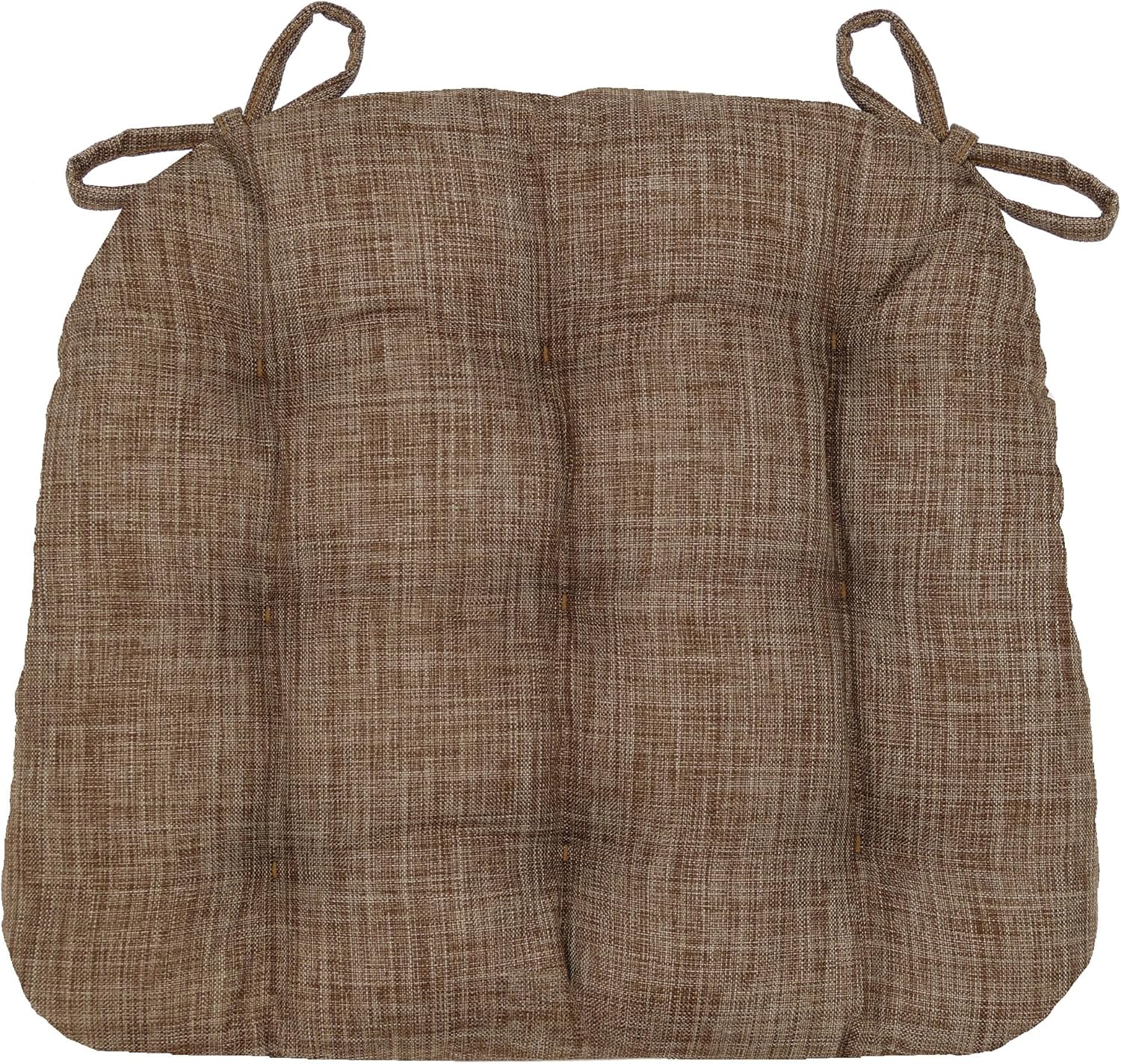 Amazon.com: Barnett Home Decor Dining Chair Cushions - Hayden Pecan 16.5 x 18 Size Extra-Large ...