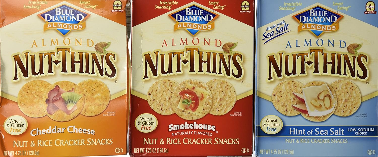 Blue Diamond Almonds ブルーダイヤモンド小麦 グルテンフリーナッツ ライスクラッカー3フレーバーバラエティバンドル 海塩 チェダーチーズ 1 通信販売 スモークハウス 4 25オズ各 ヒント Blue Diamond Almonds ブルーダイヤモンド小麦 グルテンフリーナッツ ライスクラッカー3フレーバーバラエティバンドル 海塩 チェダーチーズ 1 通信販売 スモークハウス 4 25オズ各 ヒント