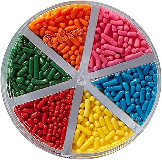 Wilton Jimmies Rainbow Sprinkle Assortment, 3.2 oz. - Cake Decorating Supplies