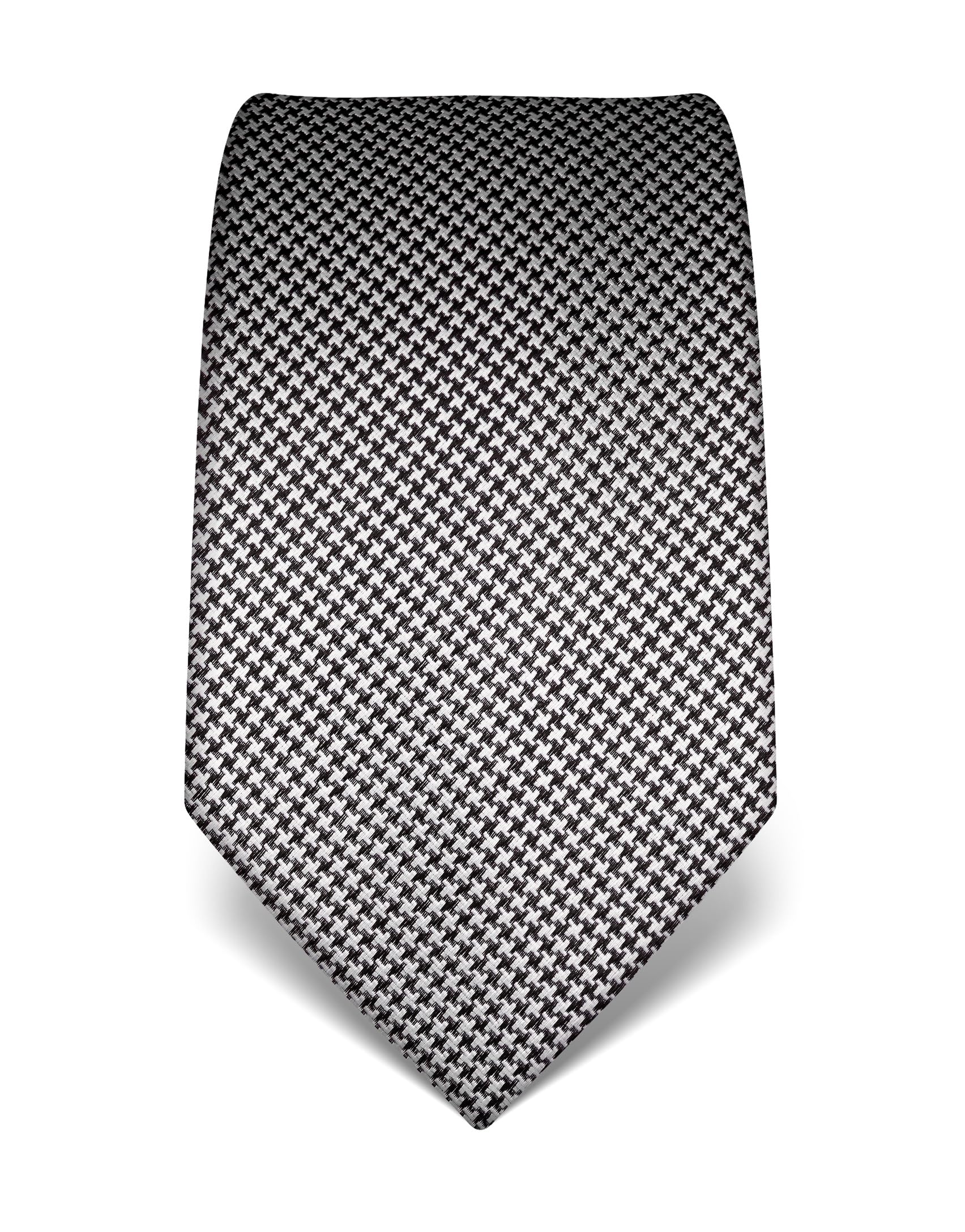 Vincenzo Boretti Herren Krawatte reine Seide Hahnentritt Muster edel Männer-Design zum Hemd mit Anzug für Business Hochzeit 8 cm schmal/breit