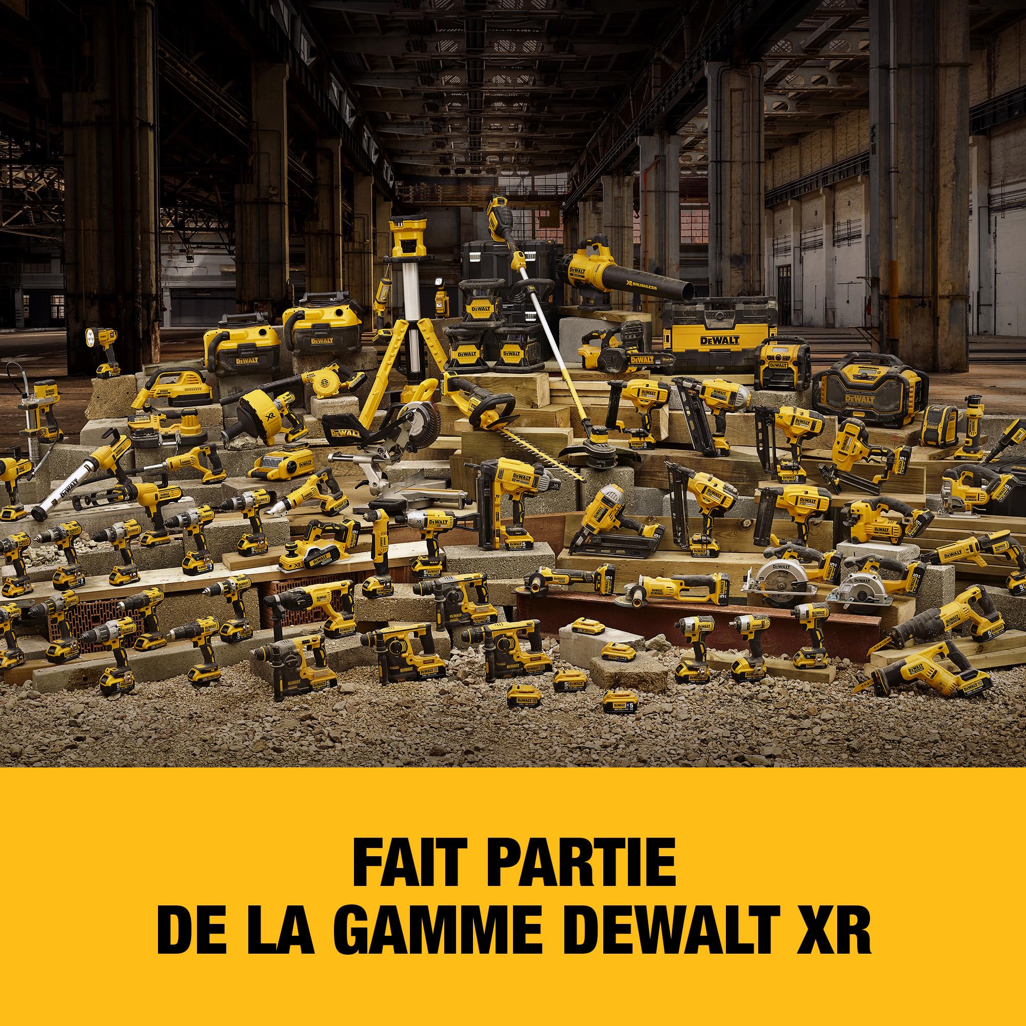 DEWALT Outil oscillant sans balais 18 V XR, seul outil dans le T-STAK, DCS355NT-XJ