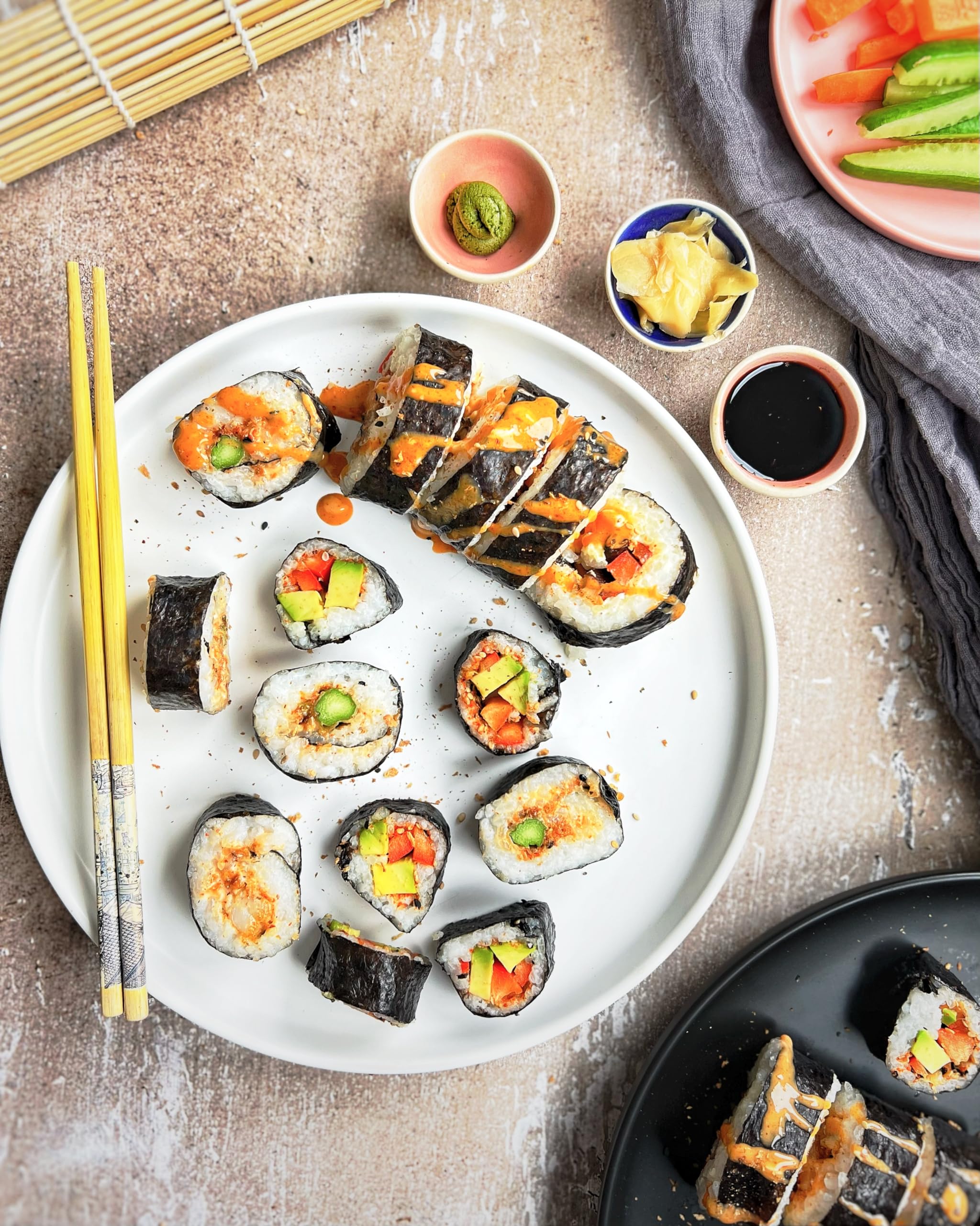 Pluckk Sushi Kit, Ready to Cook DIY Kit, No Added Preservatives, Made Fresh with Real Ingredients, Serves 2-3, 750g, Ready in 10 mins (B0CZXV9X6T) Amazon Price History, Amazon Price Tracker
