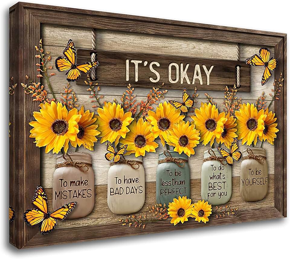 sunflower picture frame