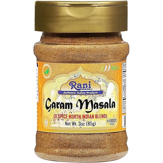 Rani Garam Masala Indian 11-Spice Blend 3oz (85g) PET Jar ~ All Natural, Salt-Free | Vegan | No Colors | Gluten Friendly | NON-GMO | Indian Origin