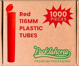 116mm Pop Top Tubes (1000 Qty.) (Red)