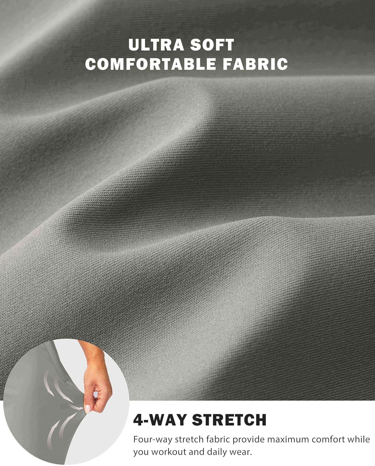 G GRADUAL Women's Joggers Pants with Zipper Pockets High Waisted Sweatpants Athletic Tapered Pants for Women Lounge Workout - Image 6